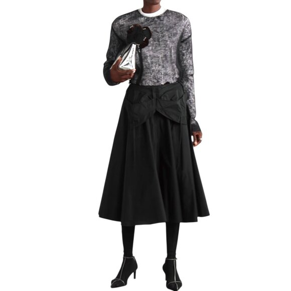 MARNI flower-patch mohair open-knit sweater Size 38 IT, S/XS US NEW - Picture 6 of 16